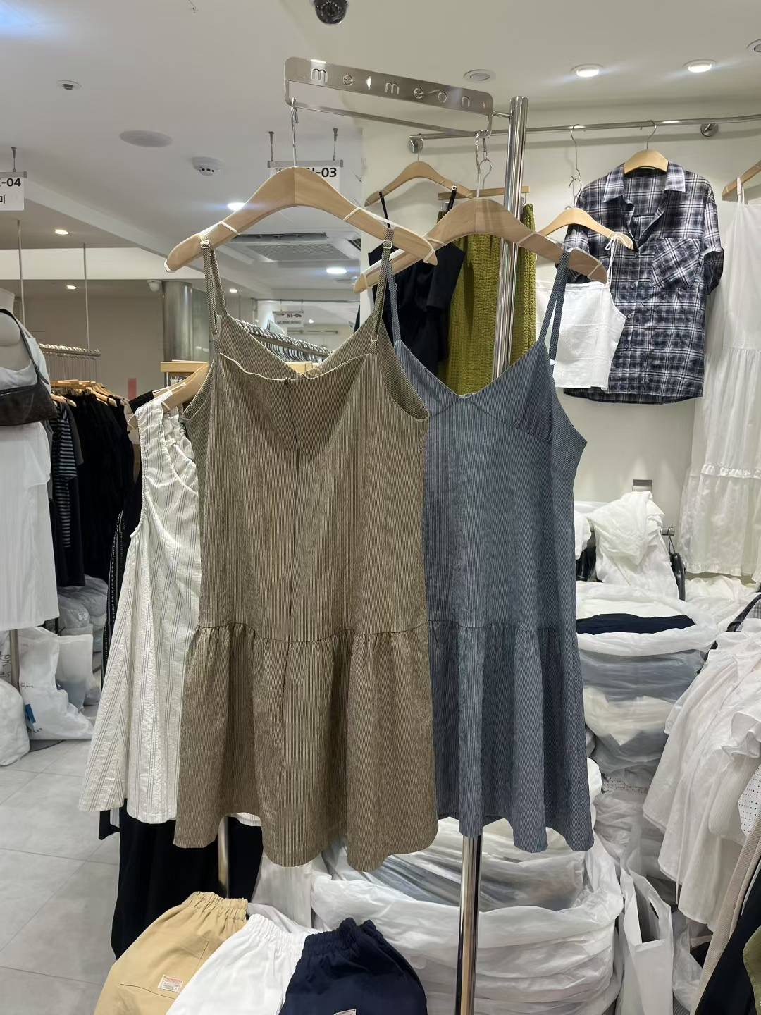 MELMEONT東大門㊣實拍女士新品推薦休閑25春夏真品職業連衣裙MELMEONT連衣裙