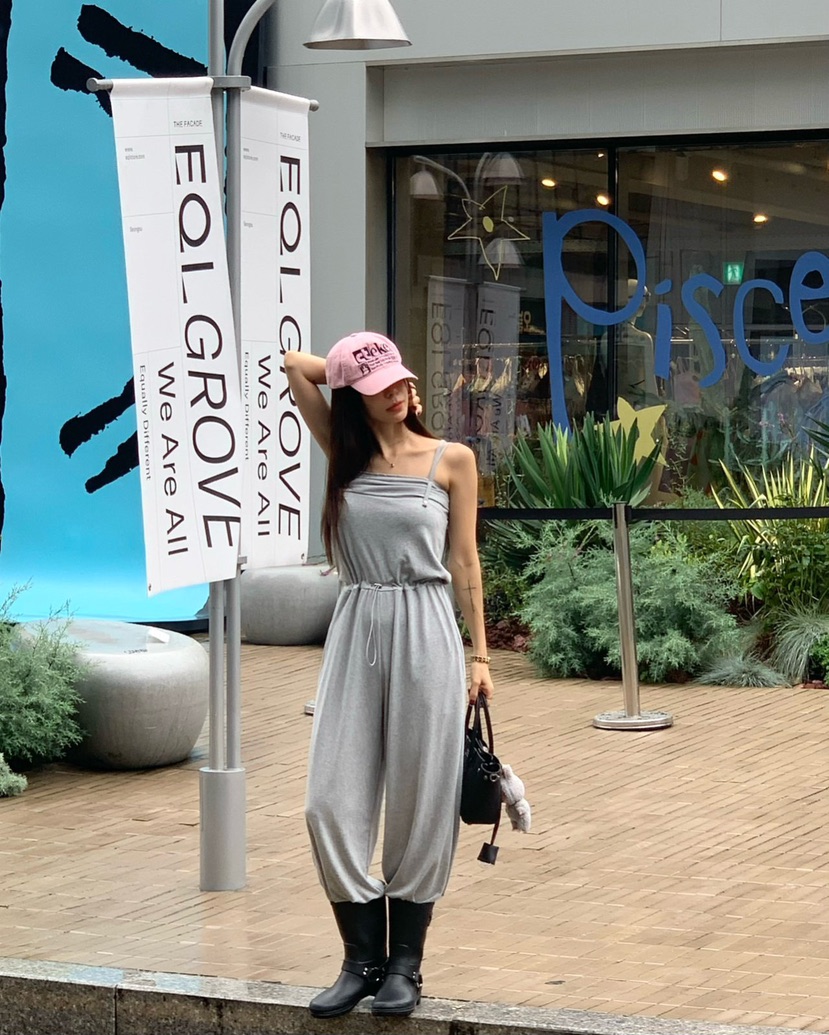 REVE CITE-L韓國代購㊣女士新品時尚熱賣25春夏職業連體褲REVE CITE連體褲