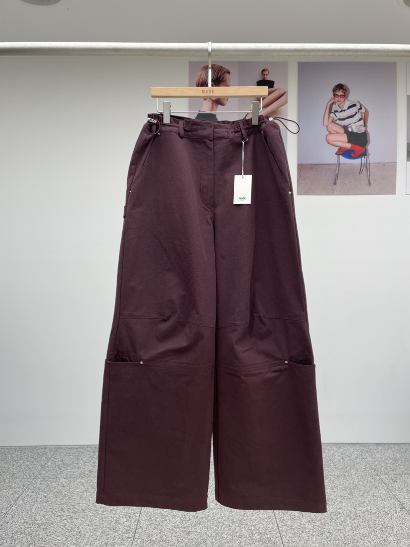 MADE-P韓國直郵㊣女裝新品熱賣真品職業人氣推薦25春夏休閑褲MADE-P休閑褲圖色2