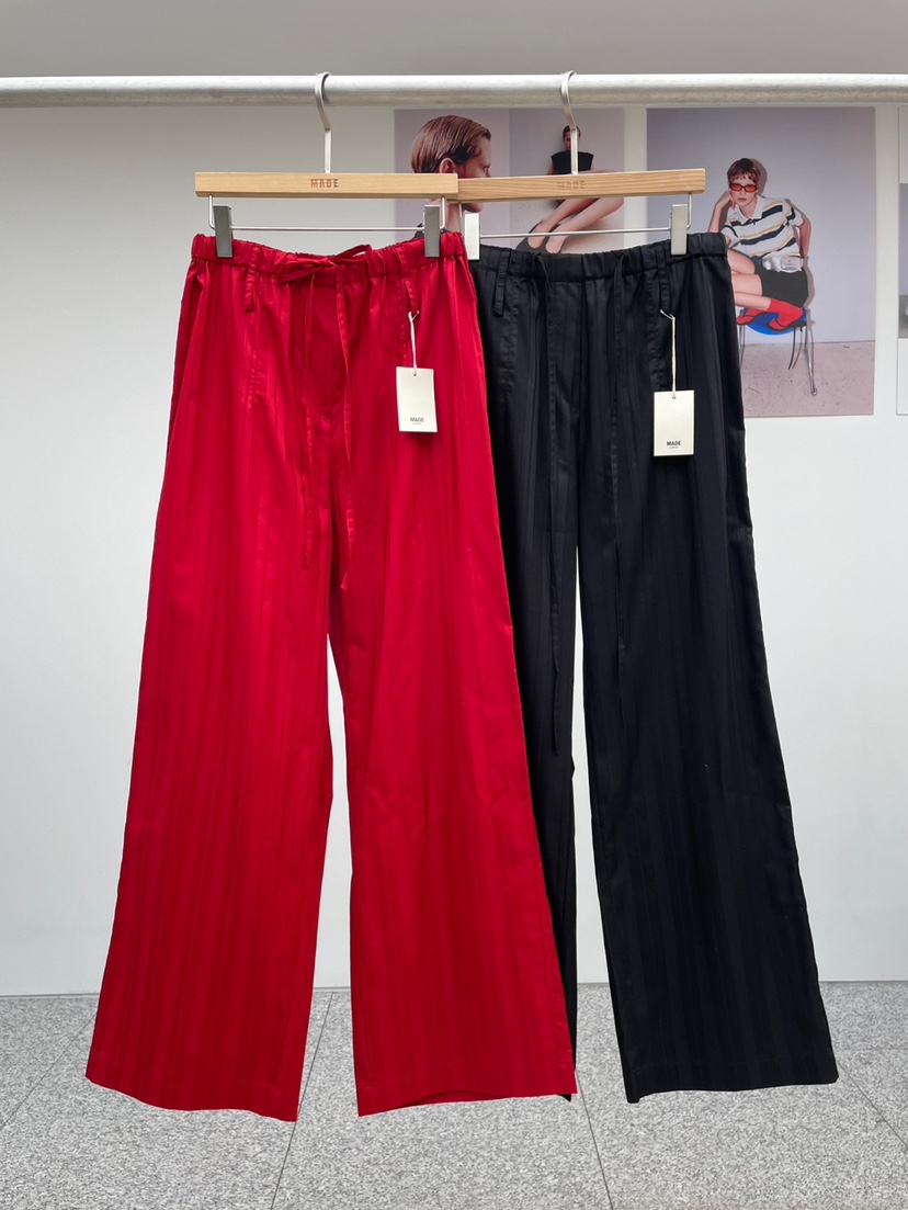 MADE-P東大門㊣實拍女士新款25春夏人氣職業真品休閑休閑褲MADE-P休閑褲