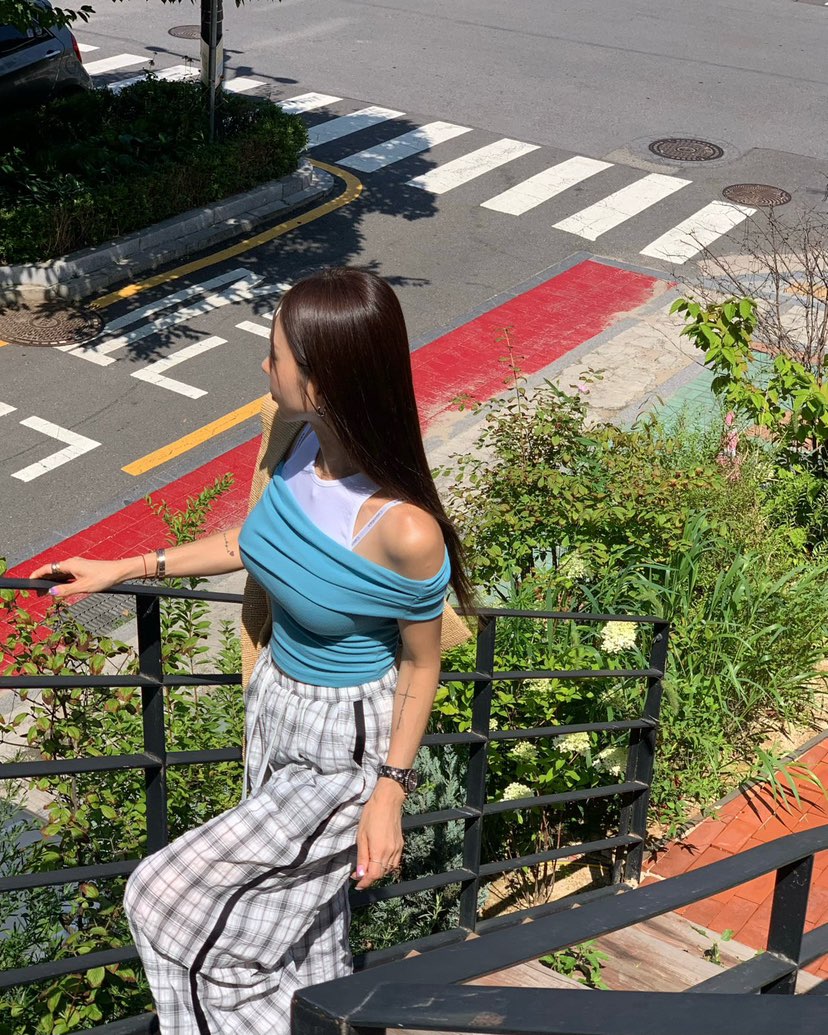 REVE CITE-L韓國直郵㊣女裝新品休閑職業時尚推薦T恤假兩件REVE CITET恤