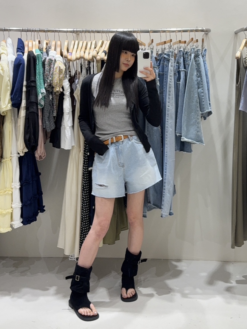 SHIRRING東大門㊣代購女士新品職業25春夏熱賣休閑短褲打折SHIRRING短褲