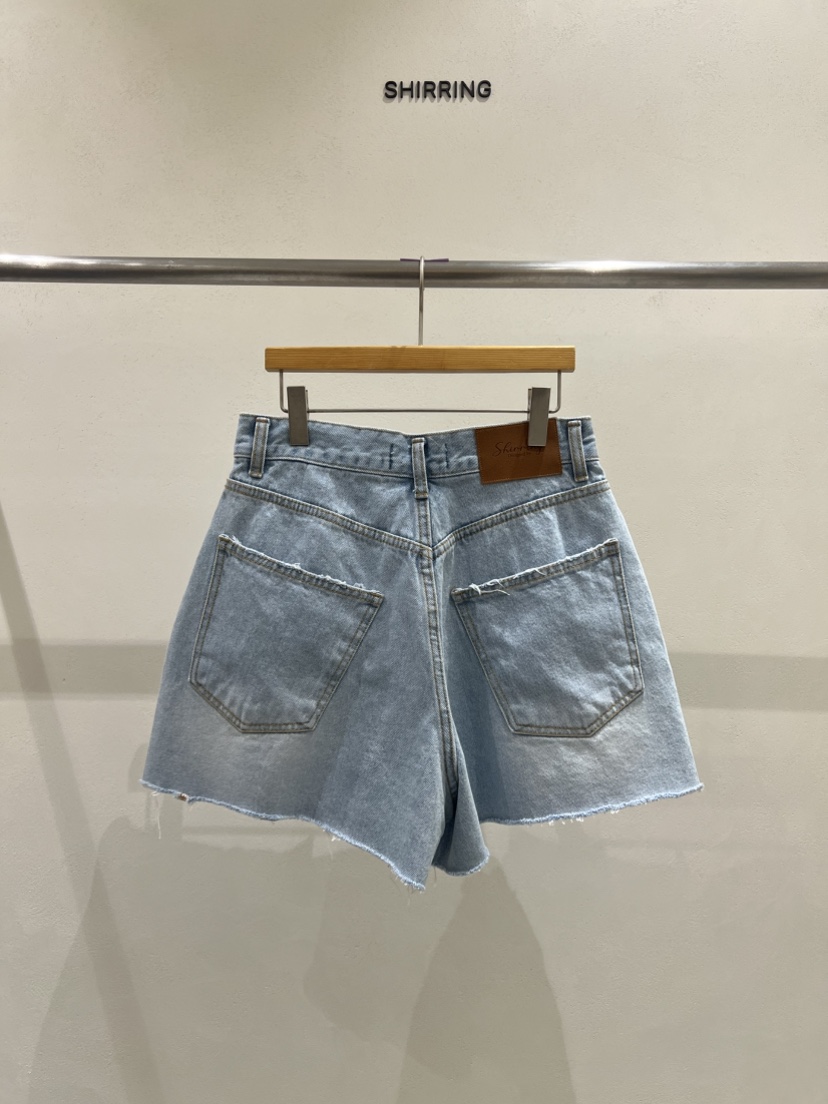SHIRRING東大門㊣代購女士新品職業25春夏熱賣休閑短褲打折SHIRRING短褲