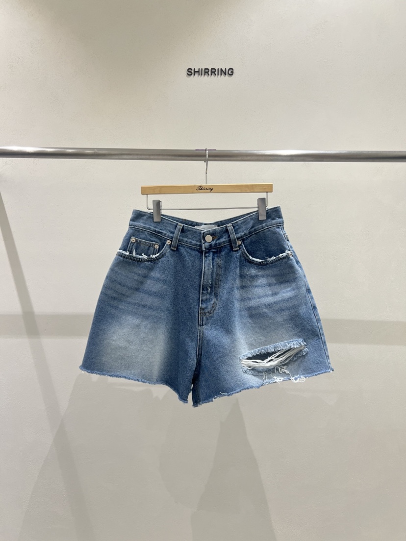 SHIRRING東大門㊣代購女士新品職業25春夏熱賣休閑短褲打折SHIRRING短褲圖色2