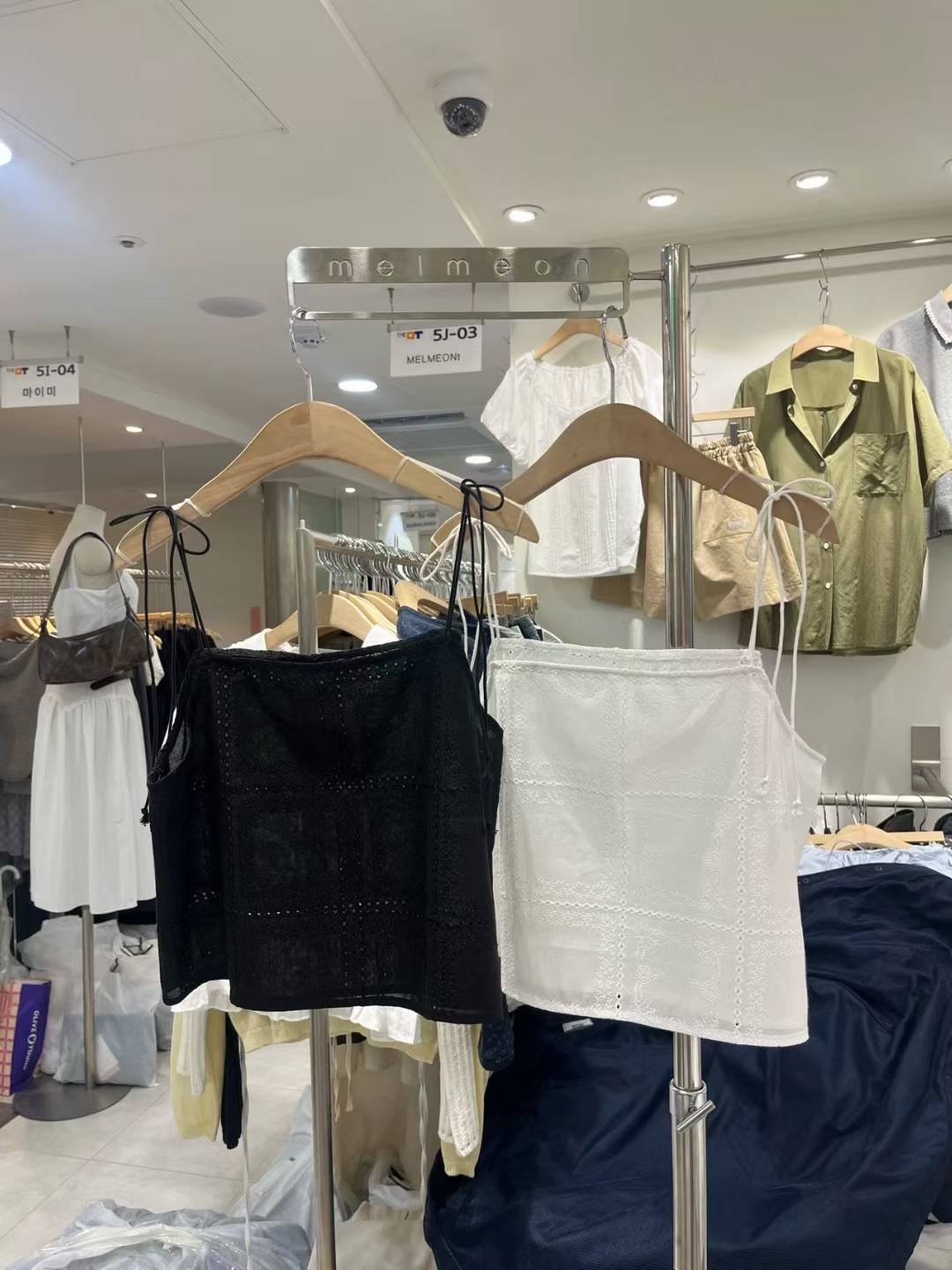 MELMEONT韓國代購㊣女裝新品真品休閑人氣職業熱賣吊帶背心MELMEONT吊帶/背心