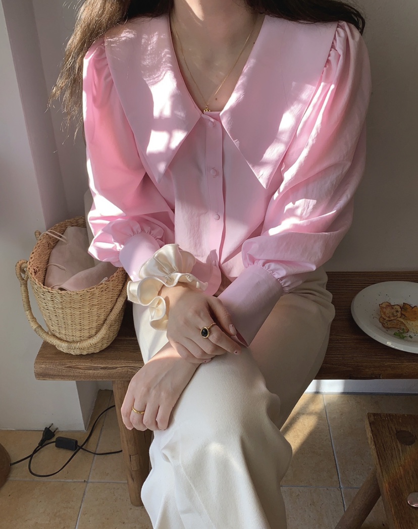 MAYFLOWER東大門㊣直郵女士新品真品25春夏推薦熱賣襯衫蕾絲衫MAYFLOWER襯衫/蕾絲衫圖色1