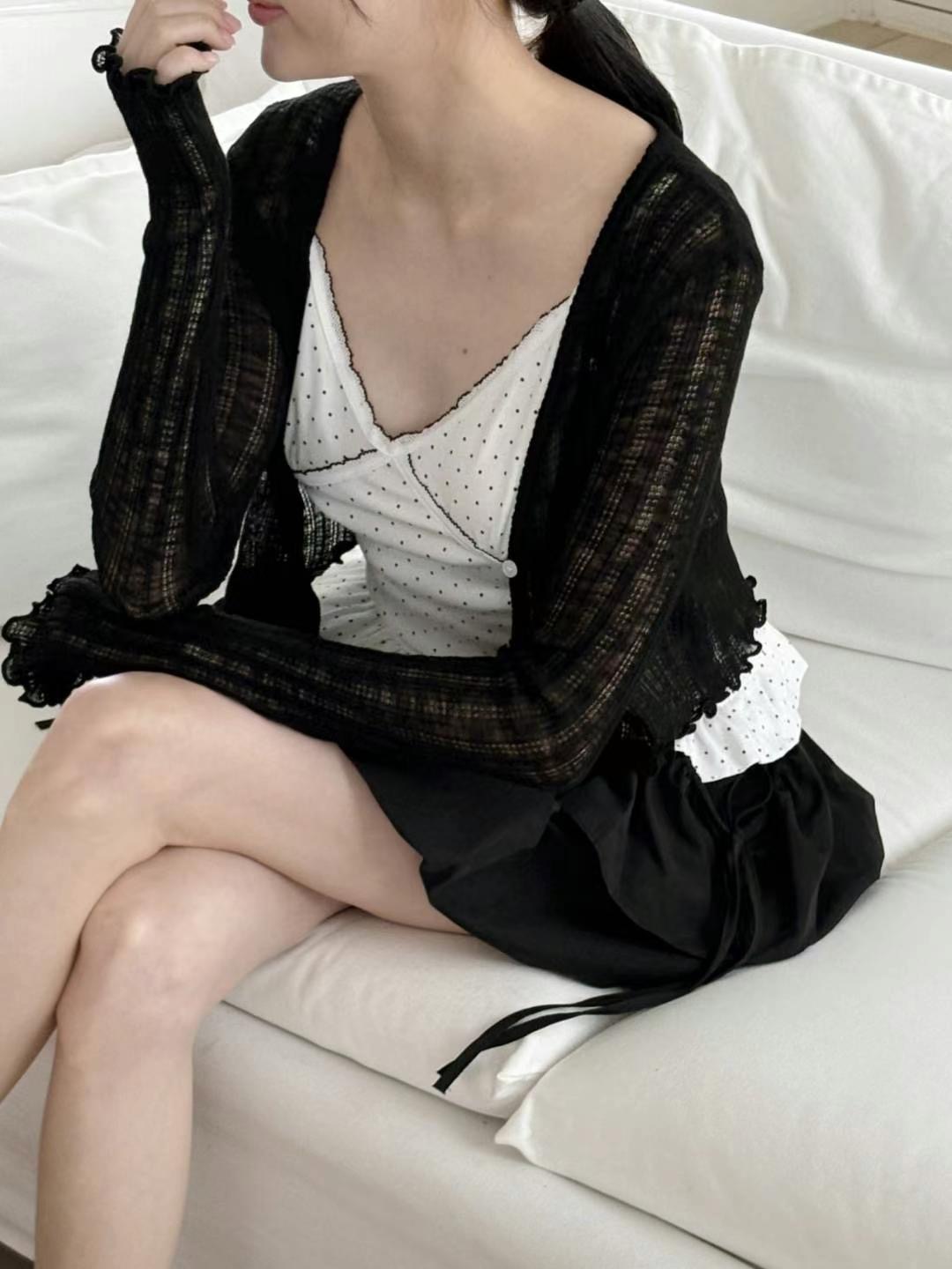 TTUTTA東大門㊣實拍女士新款職業休閑推薦25春夏人氣針織衫TTUTTA針織衫圖色3