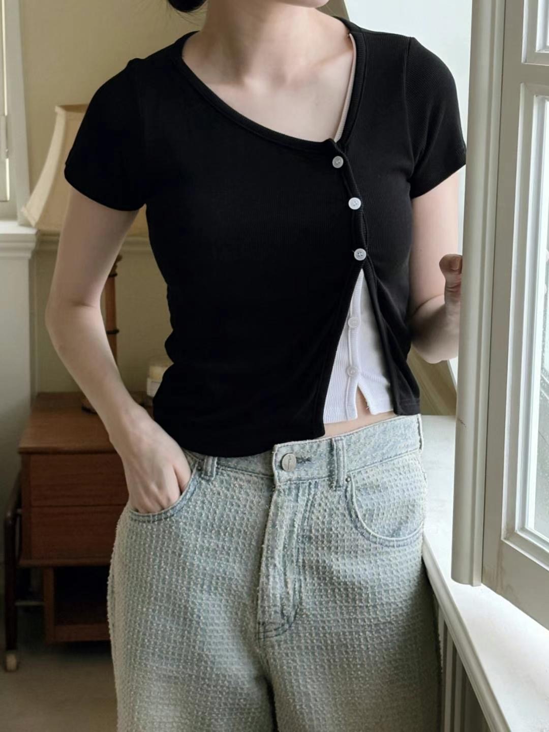 TTUTTA東大門㊣直郵女士新品休閑推薦職業25春夏時尚針織衫TTUTTA針織衫圖色3