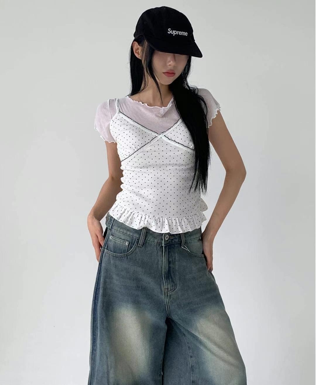 TTUTTA韓國直郵㊣女士新品時尚真品職業熱賣推薦休閑吊帶背心TTUTTA吊帶/背心