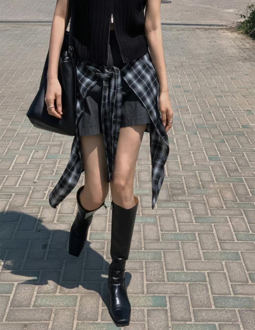 TTUTTA東大門㊣實拍女士新款25春夏人氣職業時尚休閑推薦裙褲TTUTTA裙褲