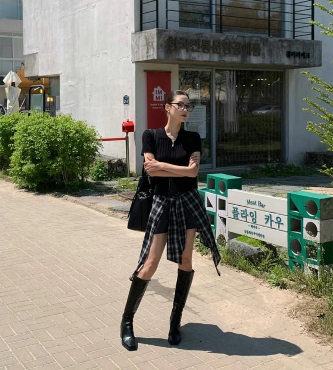 TTUTTA東大門㊣實拍女士新款25春夏人氣職業時尚休閑推薦裙褲TTUTTA裙褲