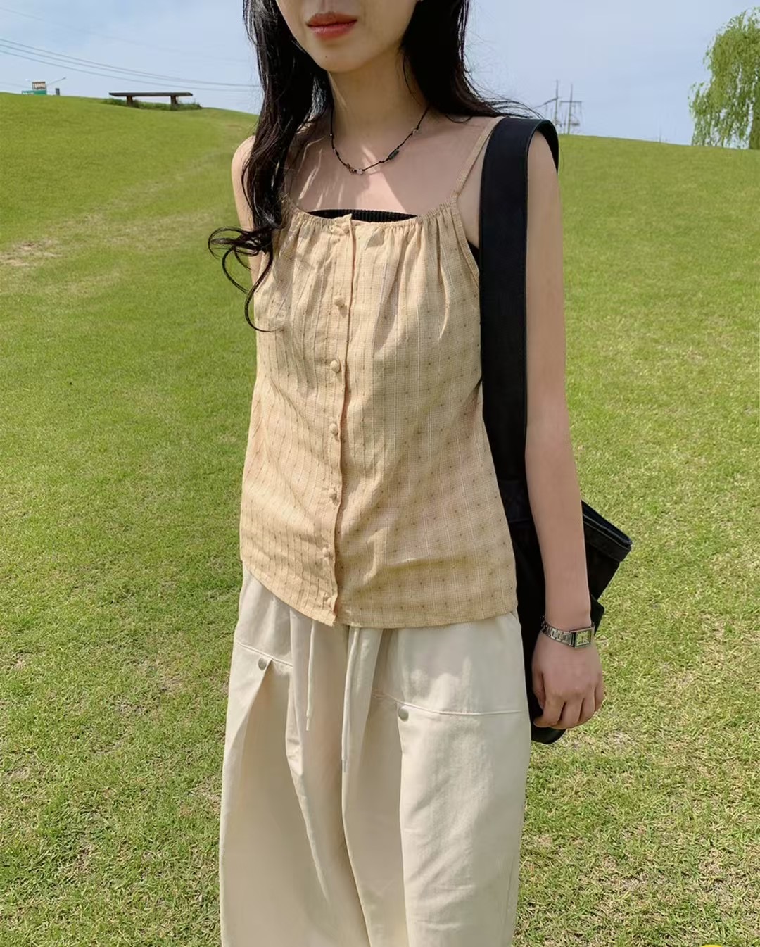 TON80東大門㊣代購女裝新款職業熱賣人氣真品休閑推薦吊帶背心TON80吊帶/背心