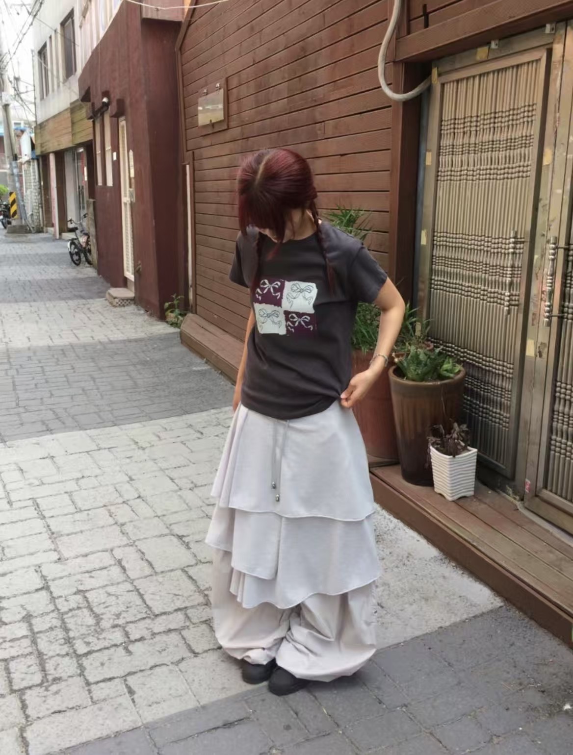 TON80東大門㊣直郵女裝新品人氣時尚休閑職業真品半身裙中短裙TON80半身裙/中短裙