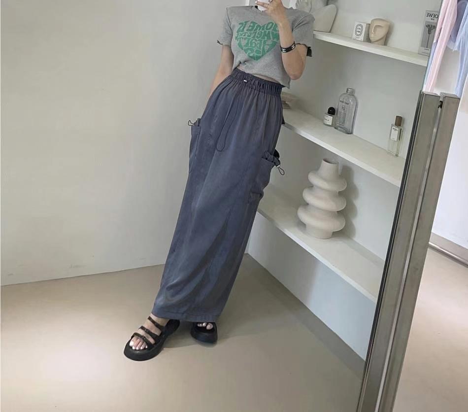 LIBERTE-OT東大門㊣代購女裝新品人氣25春夏時尚休閑熱賣長裙RETHINK長裙圖色2