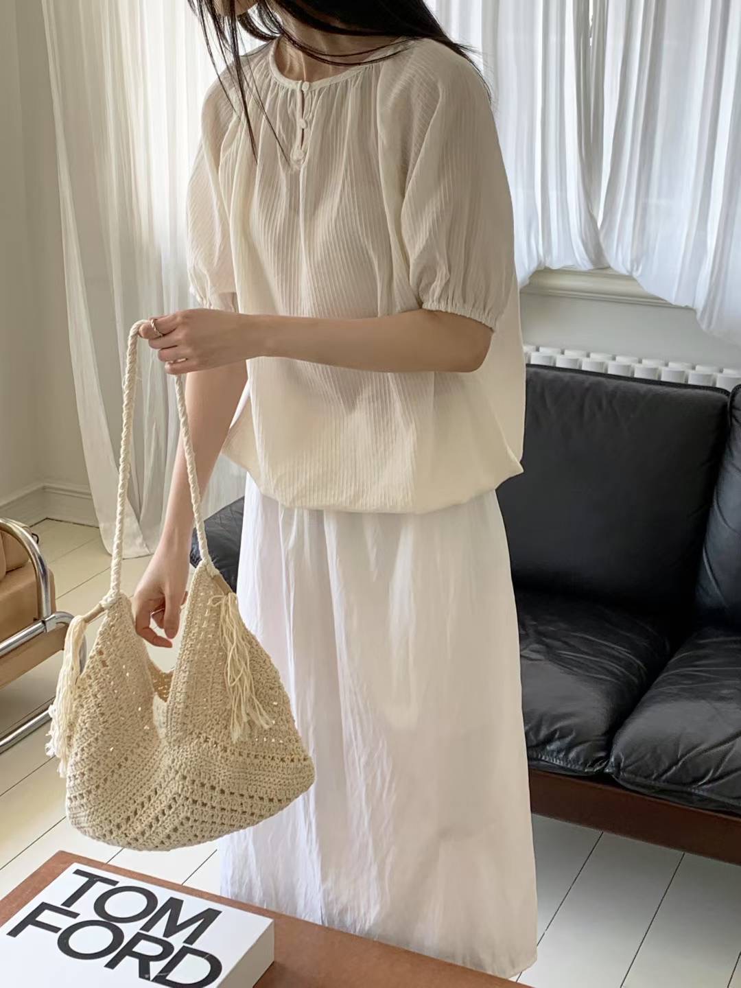 LOVINE東大門㊣代購女士新品休閑推薦25春夏熱賣襯衫蕾絲衫LOVINE襯衫/蕾絲衫