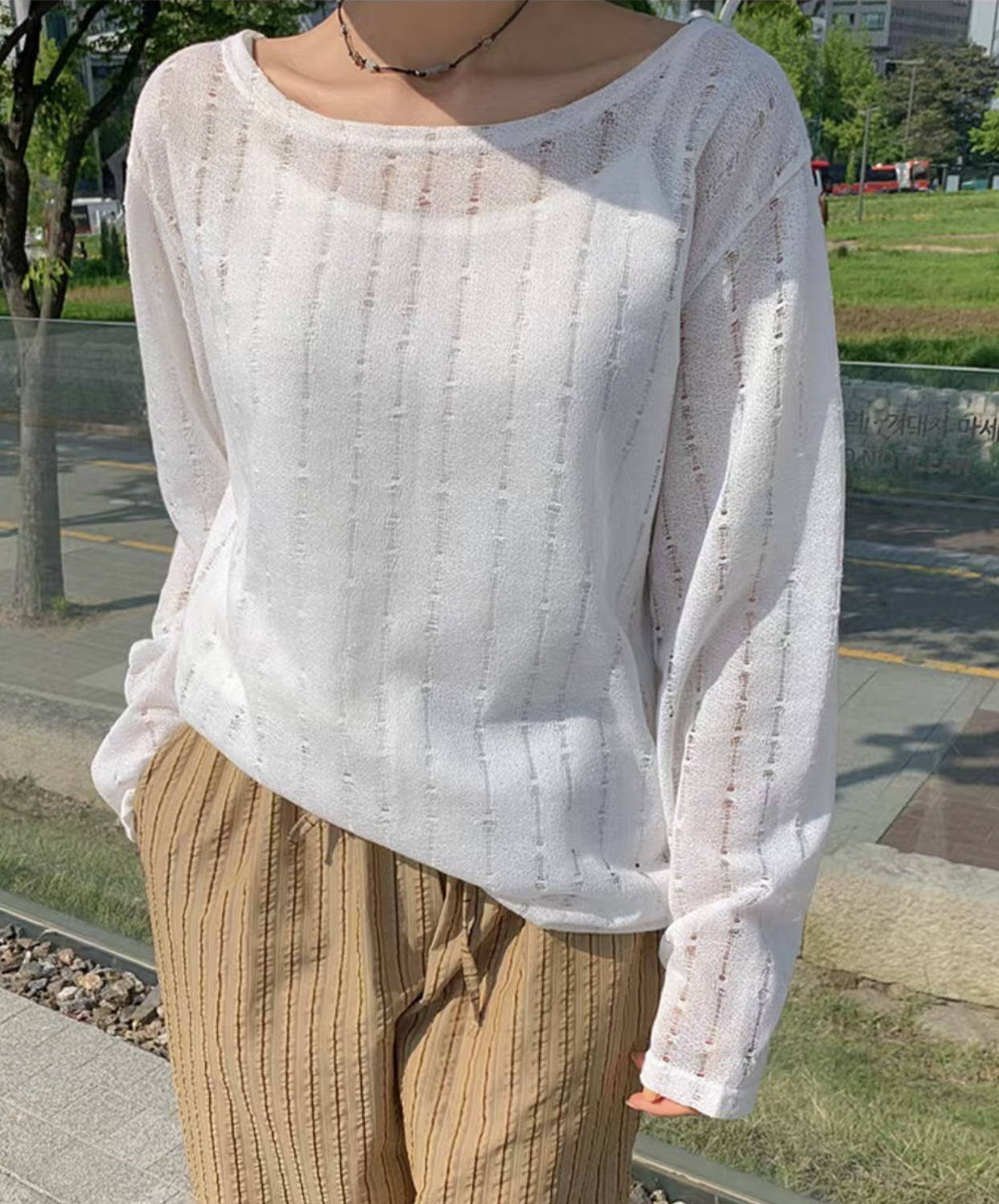 LOVINE韓國直郵㊣女裝新款時尚真品人氣職業休閑25春夏針織衫LOVINE針織衫