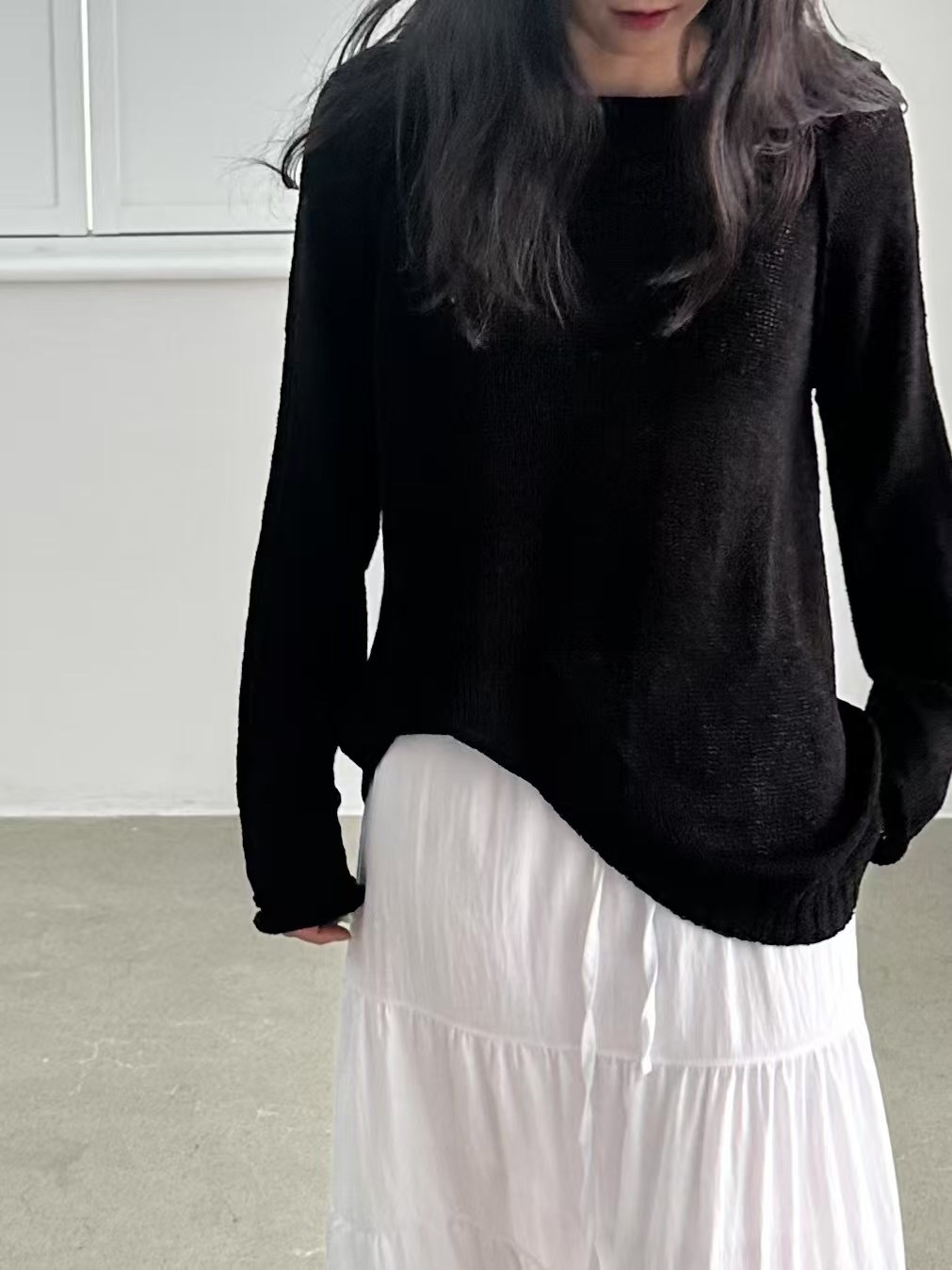 LOVINE韓國代購㊣女士新品人氣職業25春夏真品推薦時尚針織衫LOVINE針織衫