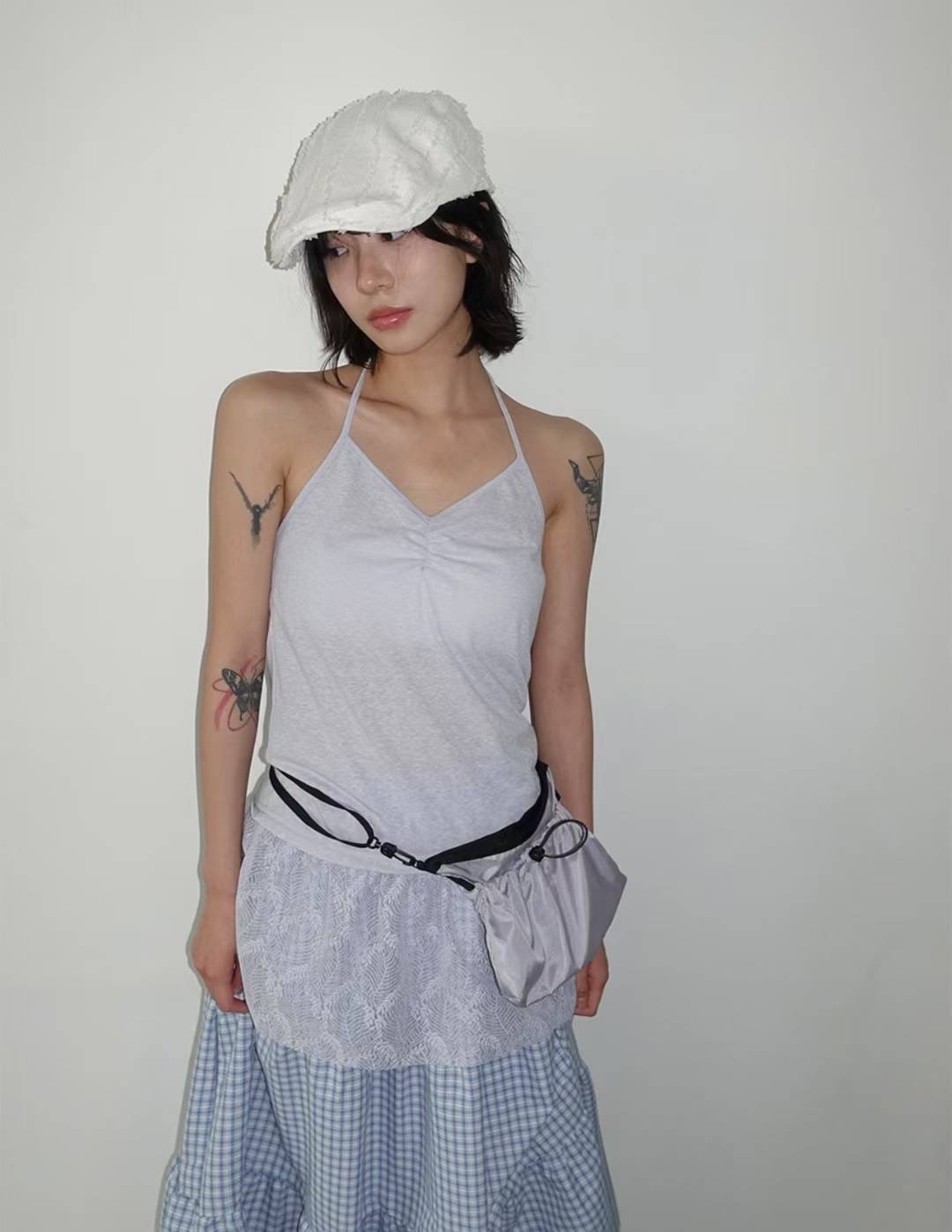 TON80東大門㊣代購女士新款推薦熱賣人氣休閑時尚真品吊帶背心TON80吊帶/背心