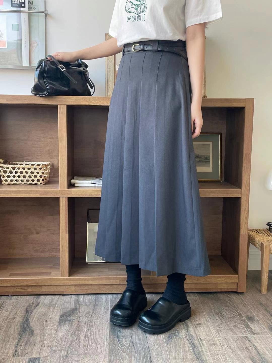 LIBERTE-OT東大門㊣代購女裝新款推薦人氣休閑半身裙中短裙RETHINK半身裙/中短裙