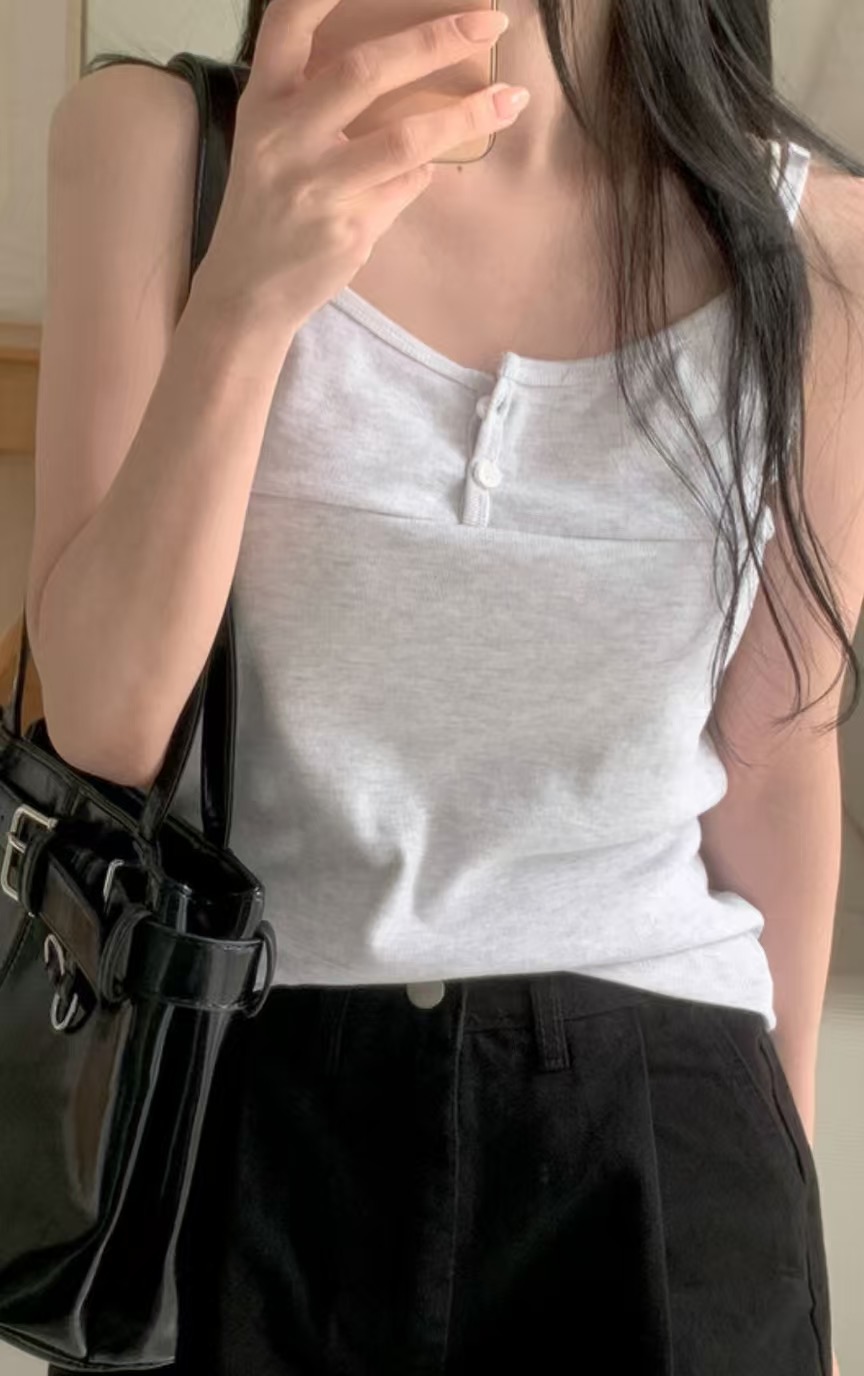 LOVINE東大門㊣直郵女裝新款25春夏熱賣職業推薦人氣吊帶背心LOVINE吊帶/背心