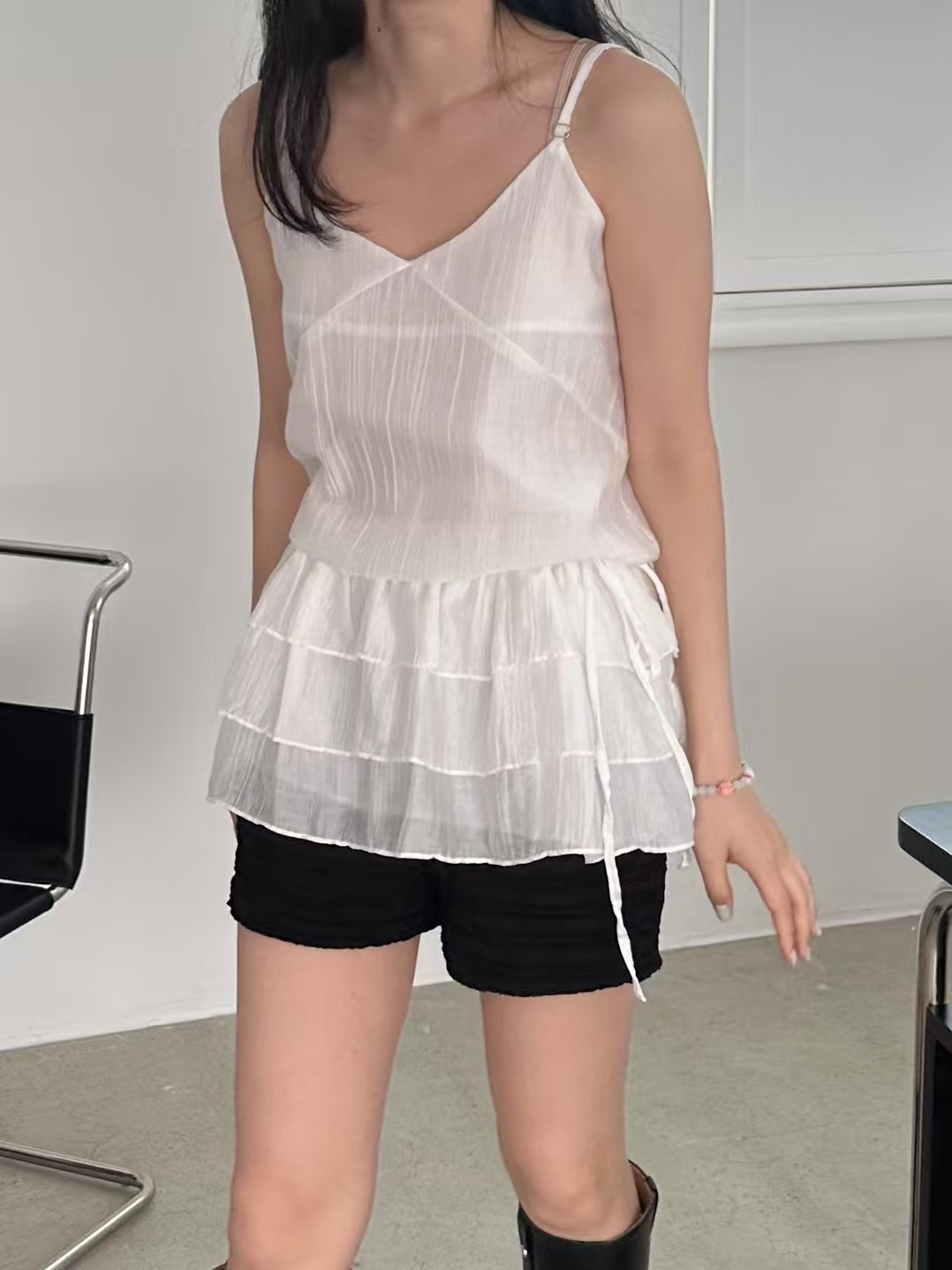 LOVINE東大門㊣實拍女士新款職業推薦人氣真品休閑吊帶背心LOVINE吊帶/背心