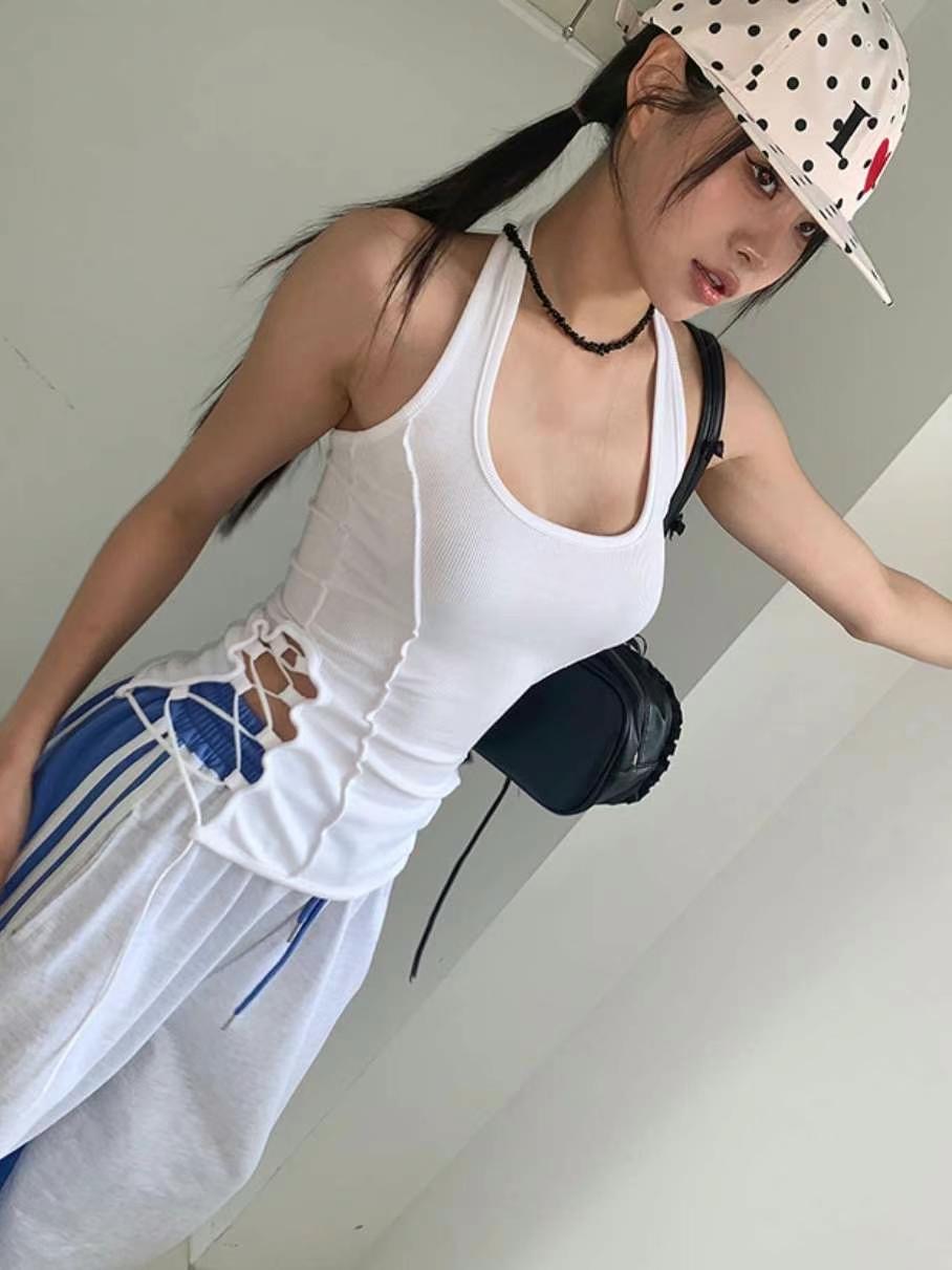 MEILLEUR韓國代購㊣女士新款人氣25春夏時尚熱賣休閑吊帶背心MEILLEUR吊帶/背心