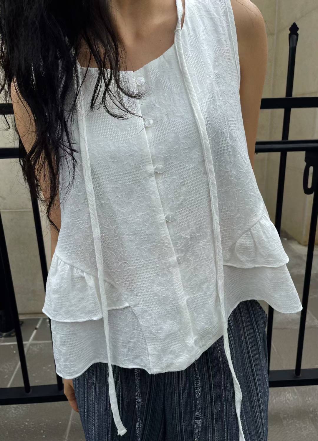 TON80東大門㊣代購女裝新品25春夏推薦時尚熱賣真品吊帶背心TON80吊帶/背心