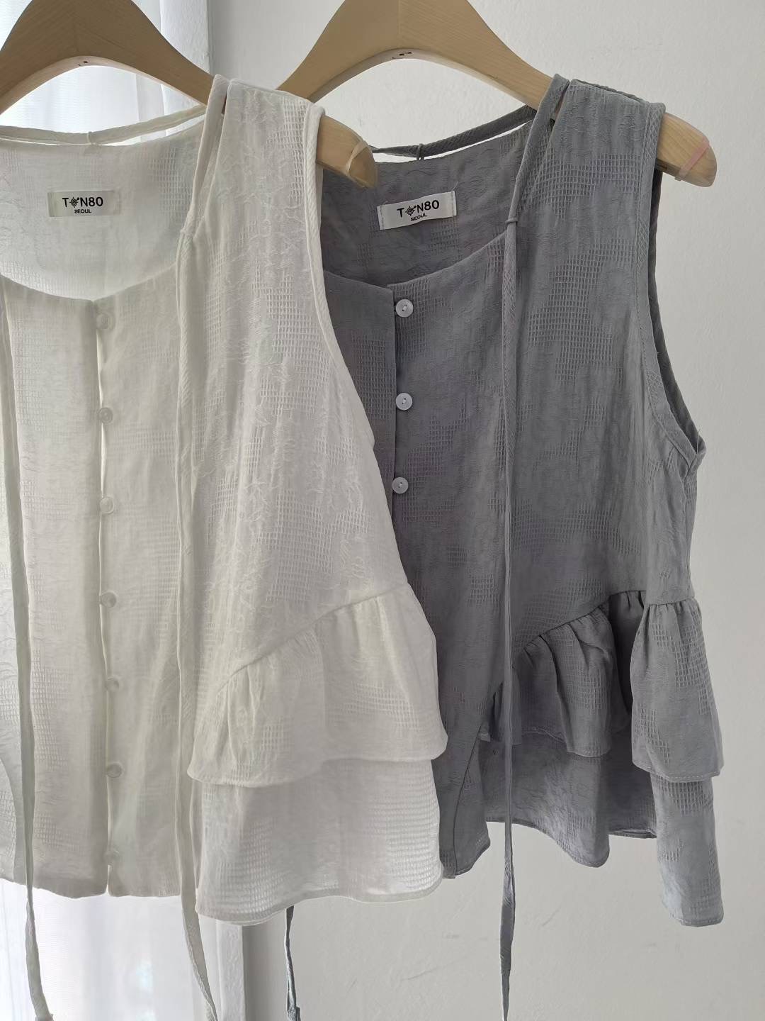 TON80東大門㊣代購女裝新品25春夏推薦時尚熱賣真品吊帶背心TON80吊帶/背心