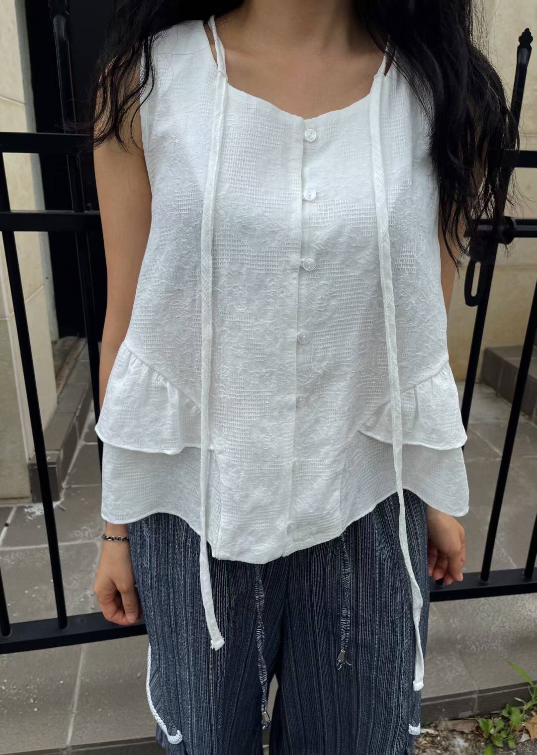 TON80東大門㊣代購女裝新品25春夏推薦時尚熱賣真品吊帶背心TON80吊帶/背心