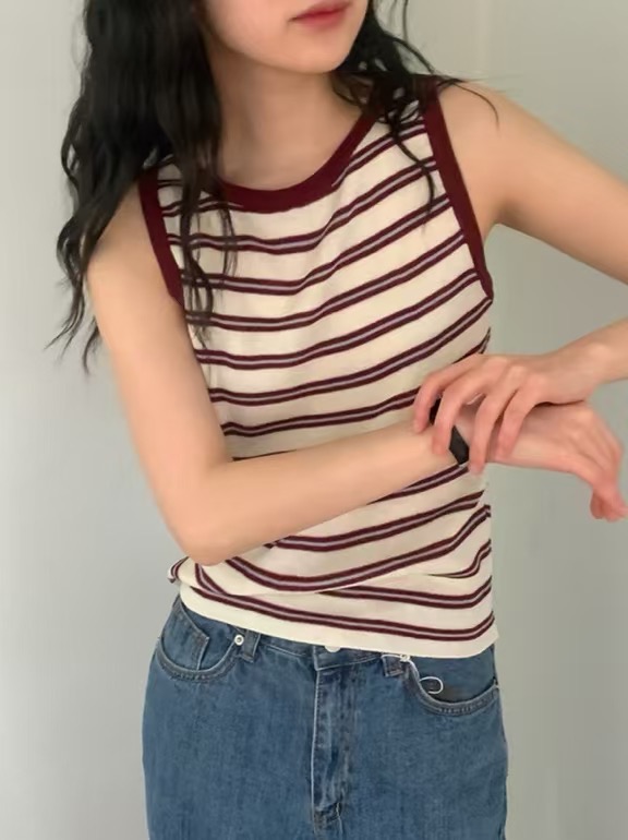LOVINE東大門㊣實拍女裝新品休閑時尚真品25春夏人氣吊帶背心LOVINE吊帶/背心