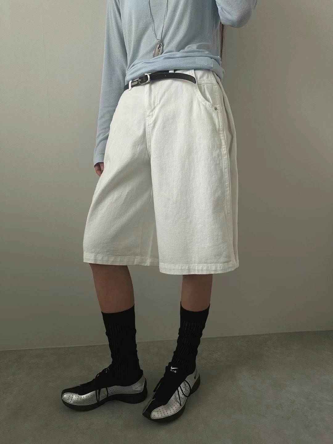 UNENE-OT東大門㊣代購女士新款推薦熱賣休閑人氣25春夏短褲UNENE短褲