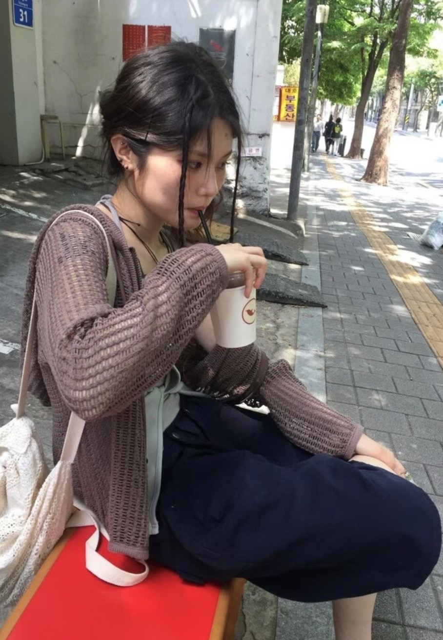 THELACREAM東大門㊣直郵女士新款時尚休閑熱賣人氣25春夏針織衫THELACREAM針織衫