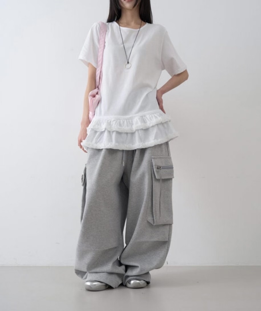 THELACREAM東大門㊣實拍女裝新品人氣熱賣休閑推薦真品時尚T恤THELACREAMT恤
