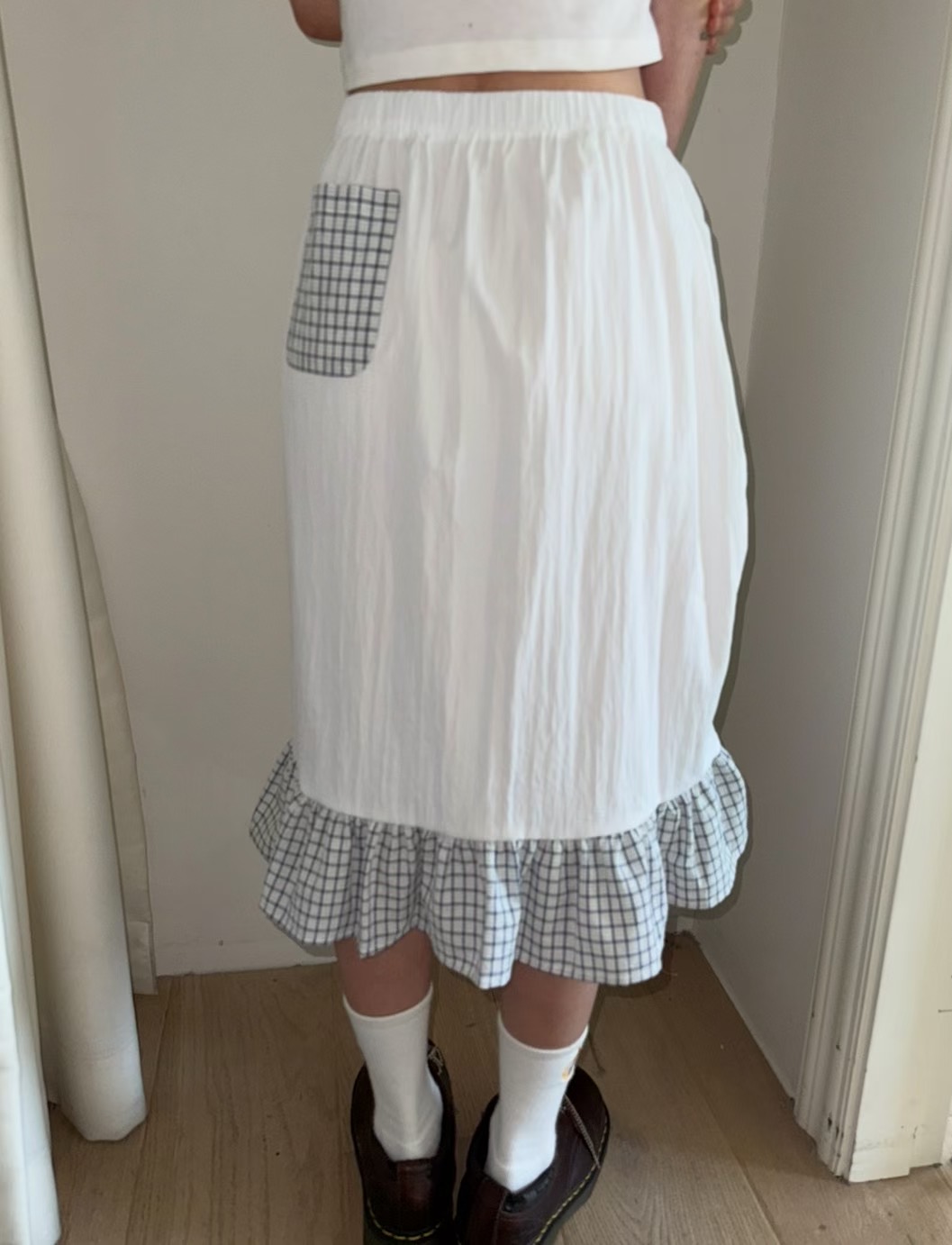 THELACREAM韓國代購㊣女裝新品時尚熱賣人氣推薦半身裙中短裙THELACREAM半身裙/中短裙