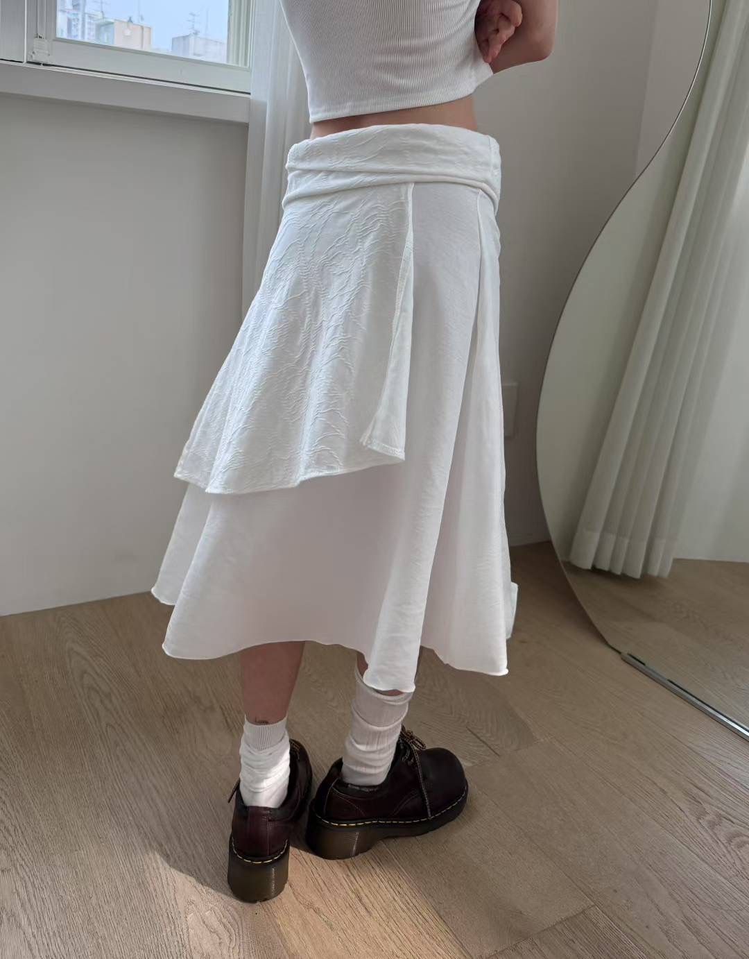 THELACREAM東大門㊣實拍女裝新款25春夏熱賣真品半身裙中短裙THELACREAM半身裙/中短裙
