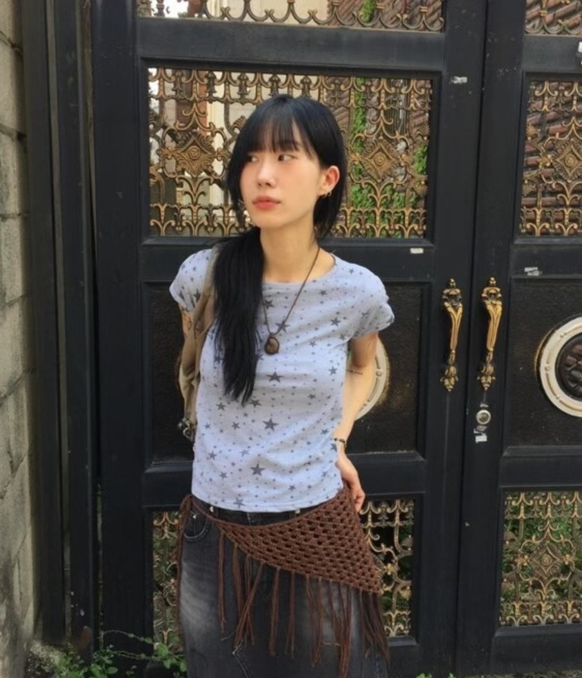 THELACREAM東大門㊣實拍女裝新款人氣25春夏熱賣真品休閑T恤THELACREAMT恤