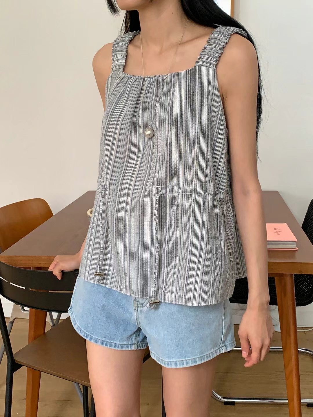ACRE東大門㊣實拍女裝新品職業25春夏時尚休閑人氣吊帶背心ACRE吊帶/背心圖色2