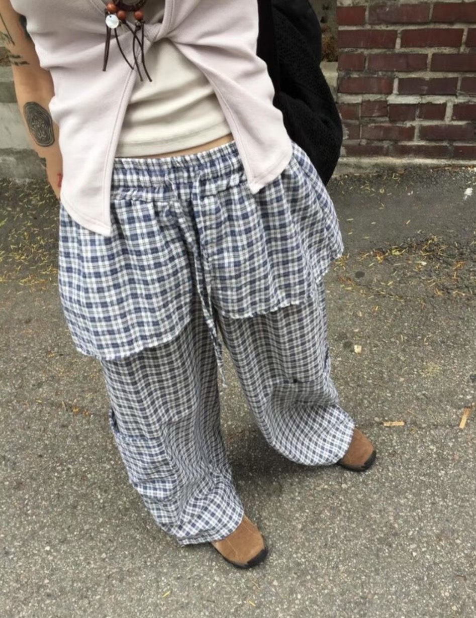 THELACREAM東大門㊣直郵女士新品熱賣25春夏職業人氣休閑褲THELACREAM休閑褲