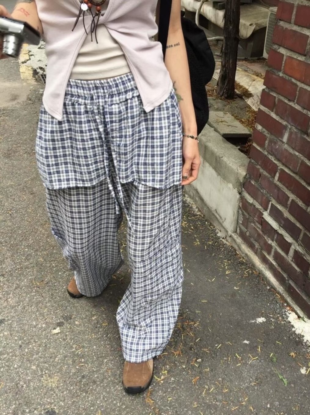 THELACREAM東大門㊣直郵女士新品熱賣25春夏職業人氣休閑褲THELACREAM休閑褲