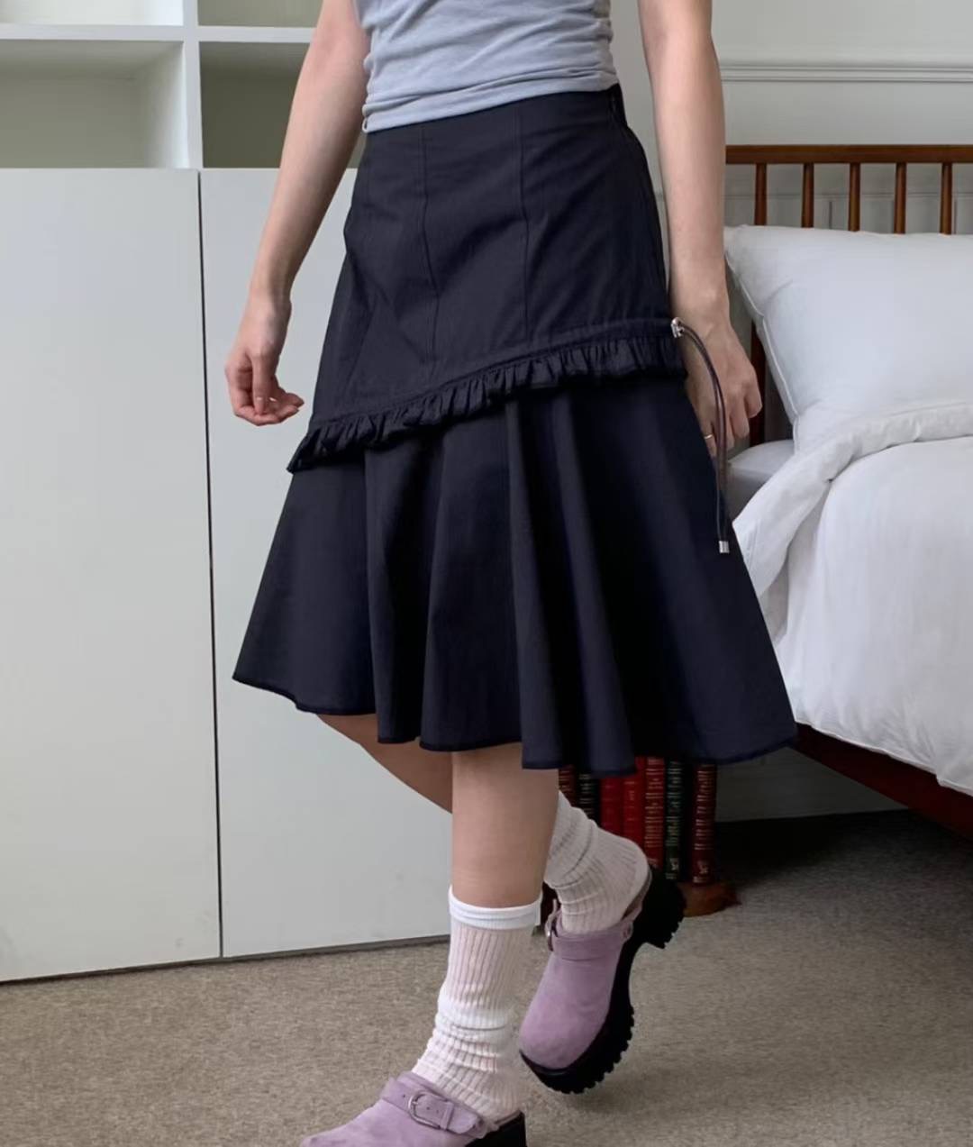 THELACREAM東大門㊣代購女士新款休閑熱賣真品半身裙中短裙THELACREAM半身裙/中短裙圖色2