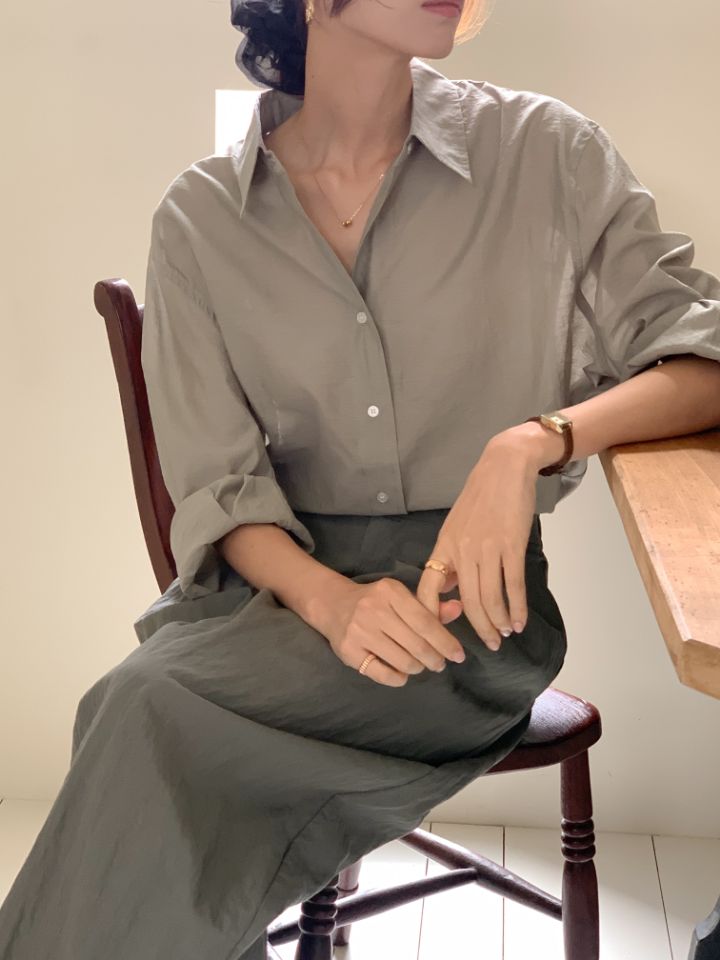 CALLIT東大門㊣直郵女士新款25春夏熱賣職業時尚襯衫蕾絲衫CALLIT襯衫/蕾絲衫