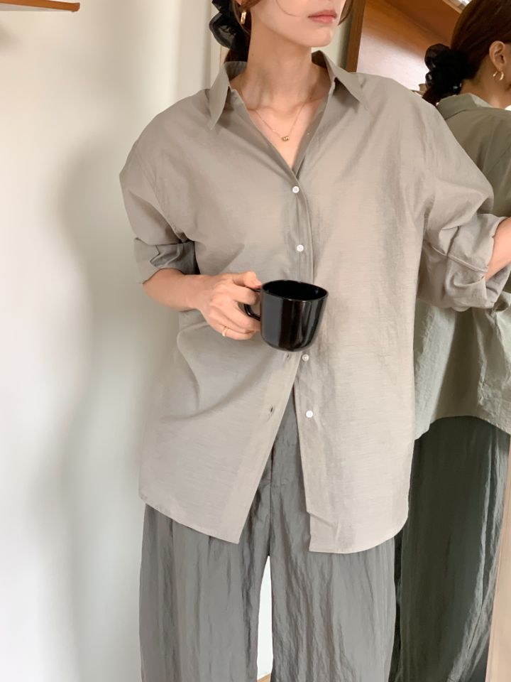 CALLIT東大門㊣直郵女士新款25春夏熱賣職業時尚襯衫蕾絲衫CALLIT襯衫/蕾絲衫