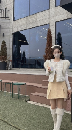 ON:UP韓國直郵㊣女裝新款休閑人氣25春夏推薦短裙人字形打折ON:UP短裙