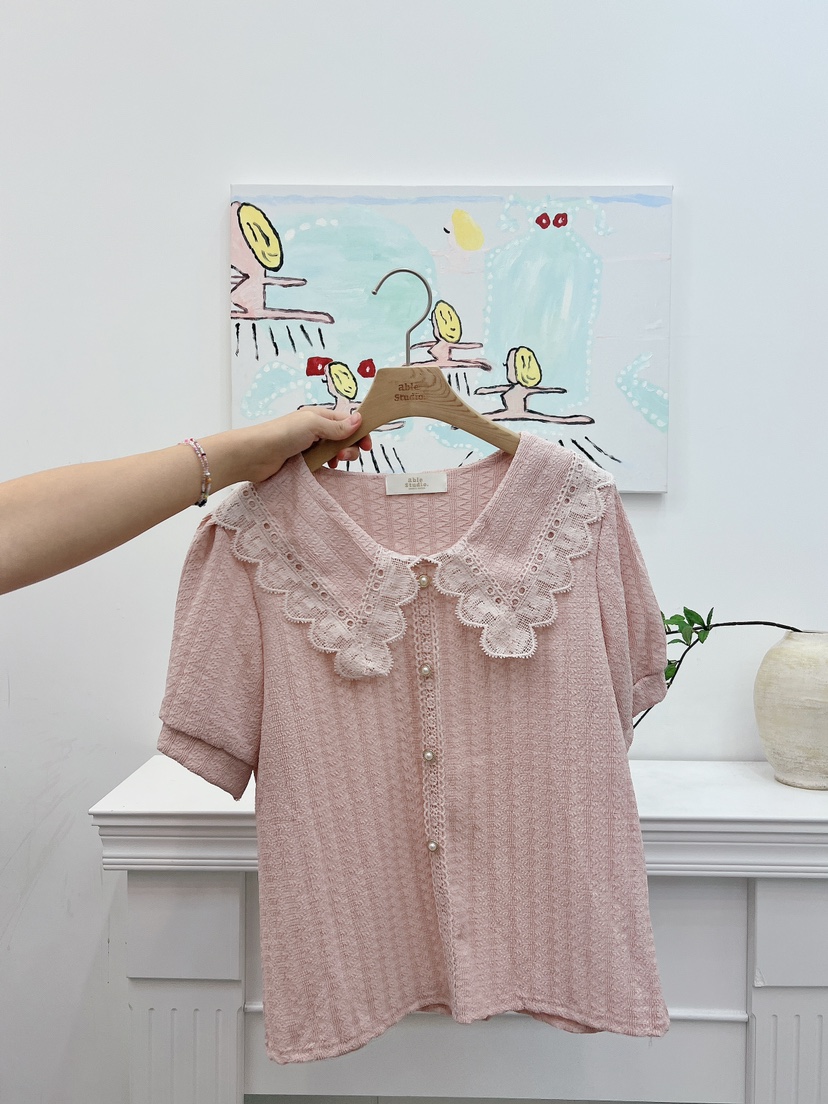 ABLESTUDIO韓國代購㊣女裝新款時尚熱賣推薦襯衫蕾絲衫SaleABLE STUDIO襯衫/蕾絲衫圖色1