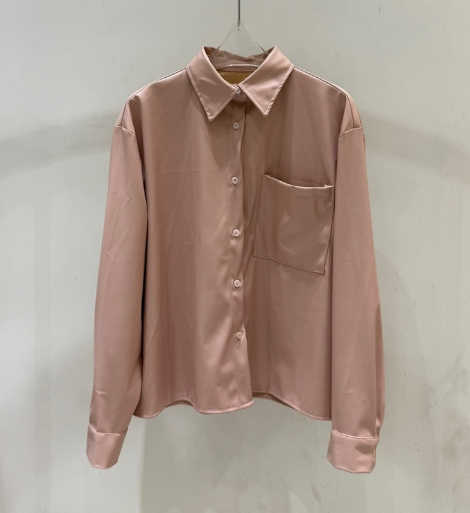 ON:UP東大門㊣實拍女裝新品人氣時尚休閑推薦真品上衣打折皮革MURMUR上衣圖色1