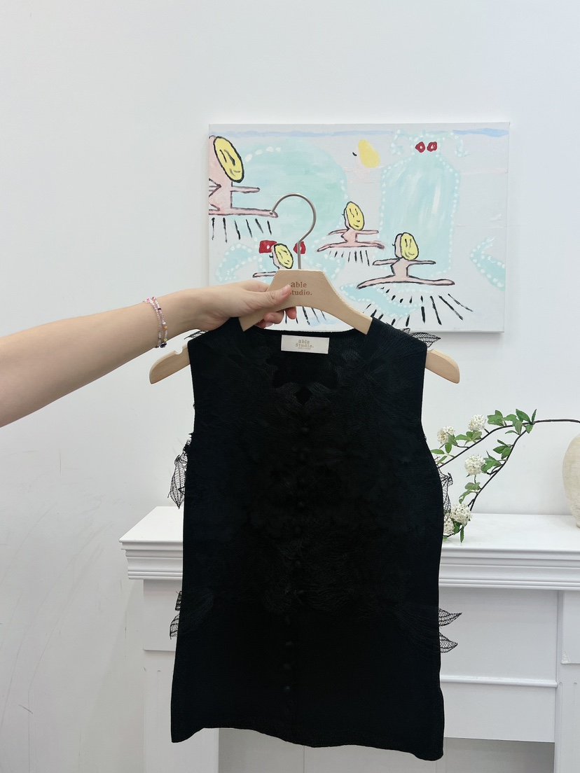 ABLESTUDIO東大門㊣直郵女士新款真品休閑推薦人氣馬甲SaleABLE STUDIO馬甲圖色1