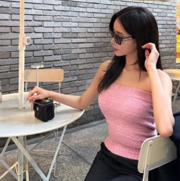 ON:UP韓國代購㊣女裝新款推薦25春夏職業熱賣休閑吊帶背心打折ON:UP吊帶/背心