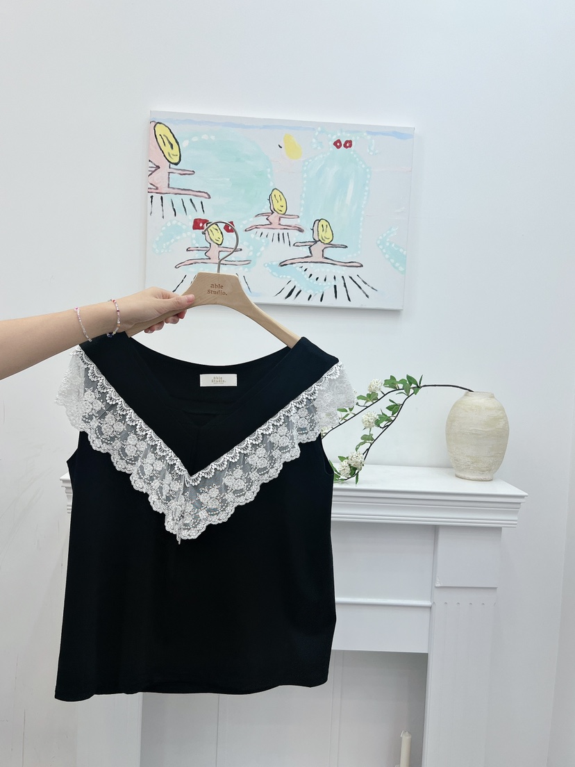 ABLESTUDIO東大門㊣直郵女裝新品休閑職業25春夏吊帶背心SaleABLE STUDIO吊帶/背心圖色1