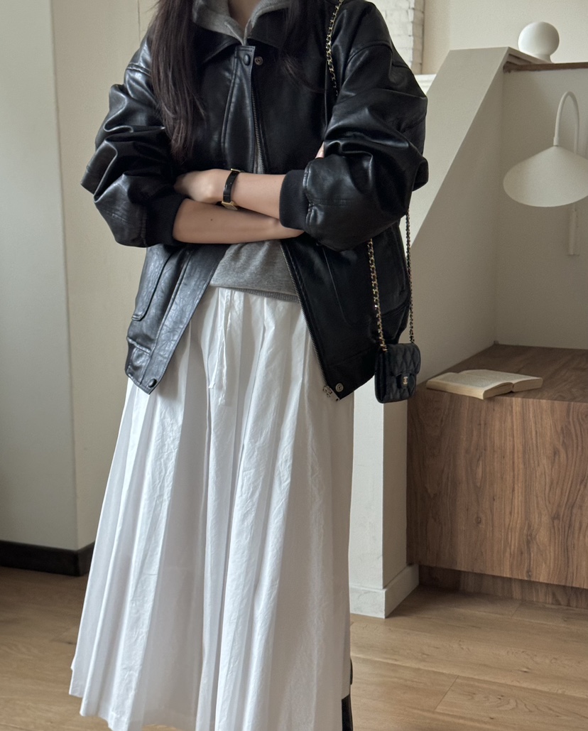 TIZZI韓國代購㊣女士新款25春夏真品職業熱賣人氣時尚休閑皮衣TIZZI皮衣