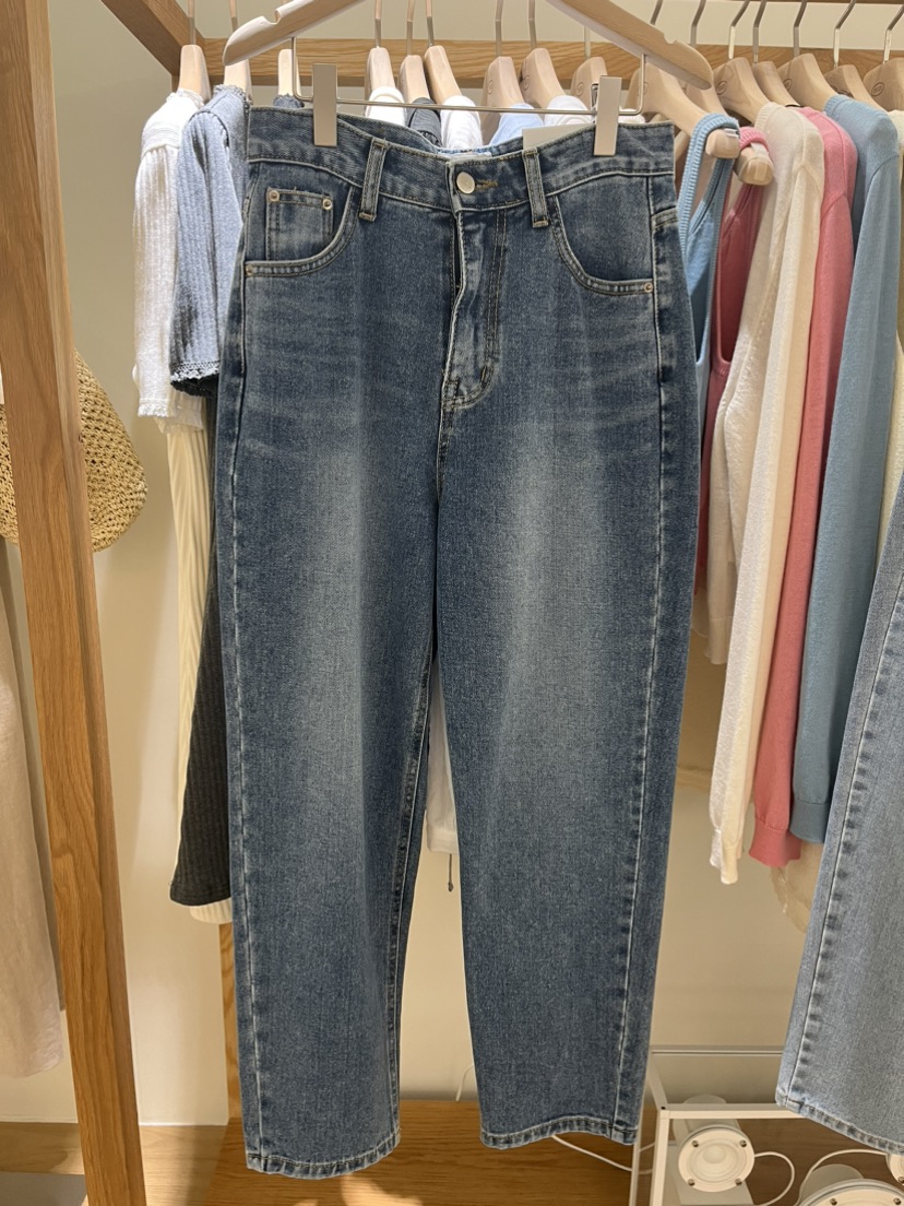 TIZZI韓國直郵㊣女裝新品25春夏休閑真品熱賣推薦人氣牛仔褲TIZZI牛仔褲圖色2